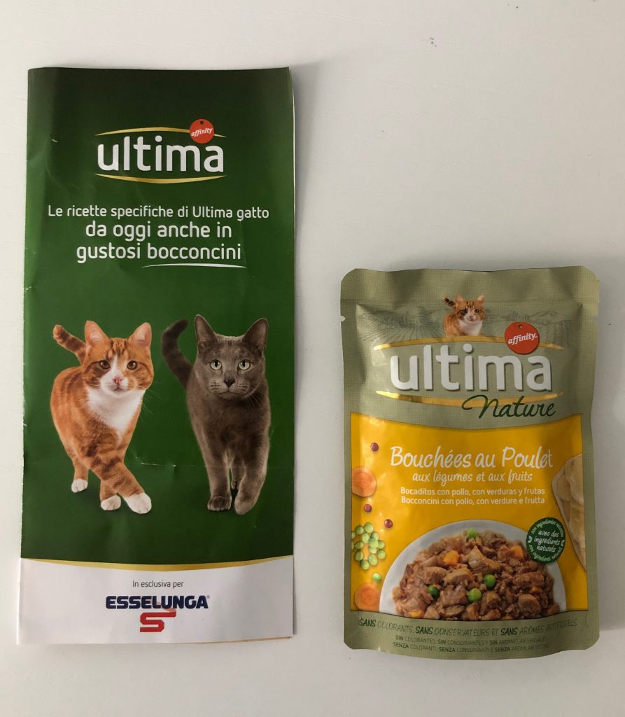 sampling petfood Ultima affinity